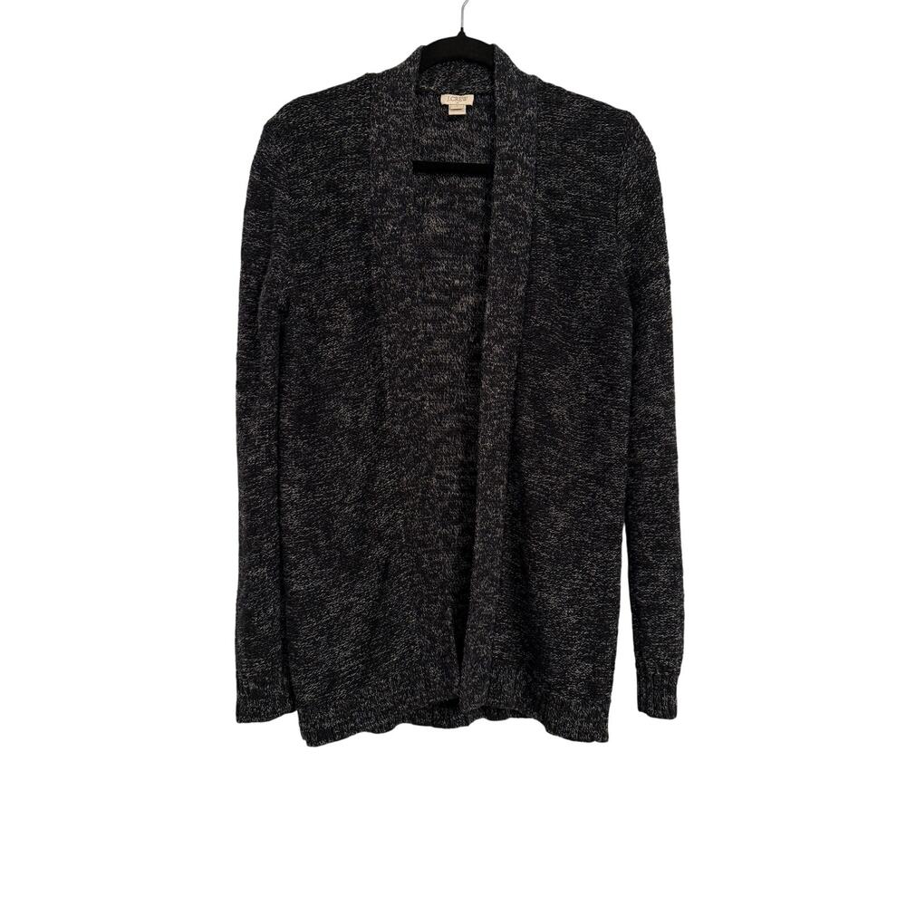 J. Crew Women's S Whimsigoth Linen Open Front Knit Sweater Boho‎ Academia Preppy
